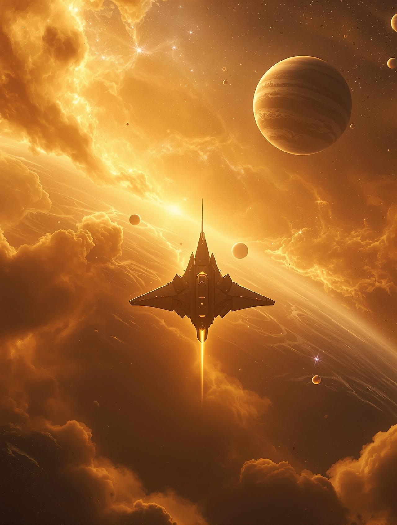 华视影视作品《星际穿越者》海报